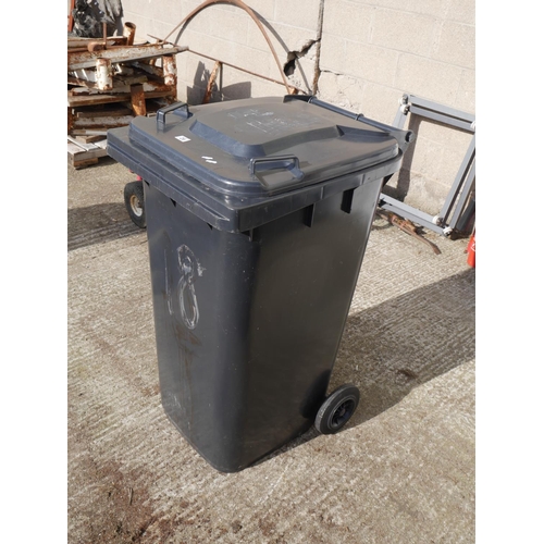 26 - BLACK WHEELIE BIN