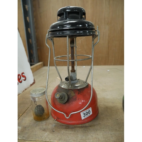 300 - RED TILLEY LAMP