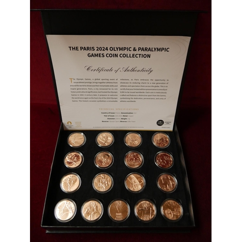 378 - 2024 PARIS OLYMPIC COIN COLLECTION