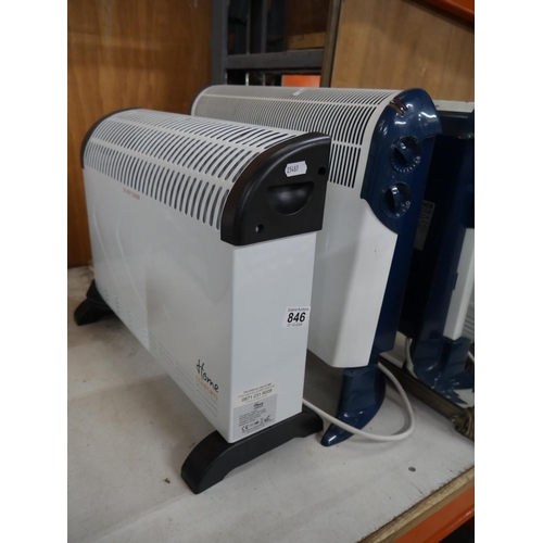 846 - 2 ELECTRIC HEATERS