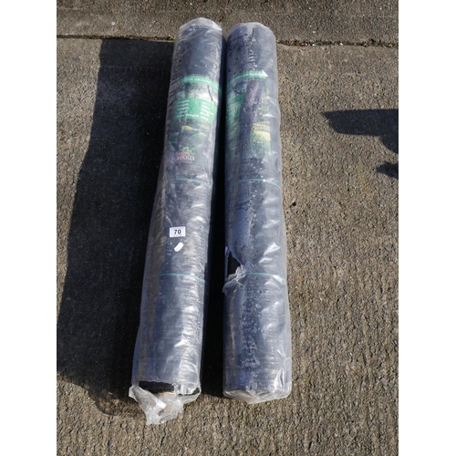 70 - 2 ROLLS OF MEMBRANE