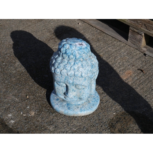 96 - GLAZED BUDDHA HEAD