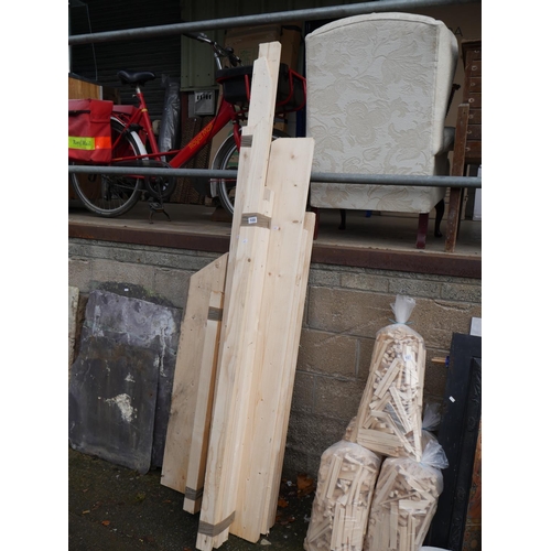 108 - LOT OF WHITE WOOD