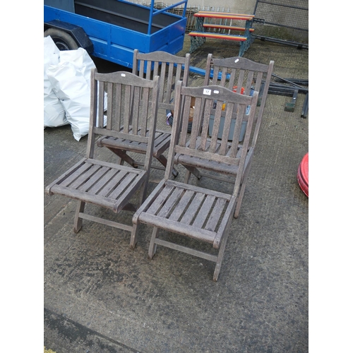 17 - 4 GARDEN CHAIRS