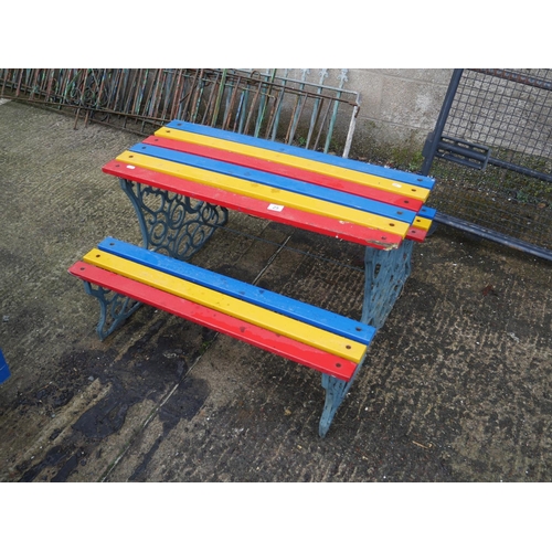 25 - CHILDS PICNIC TABLE