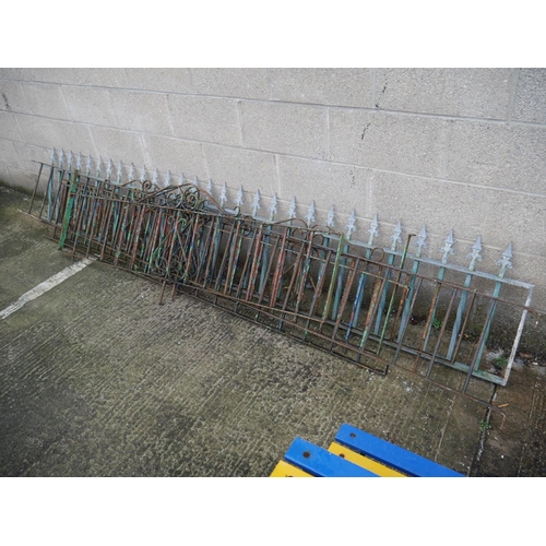 26 - LOT OF METAL RAILINGS