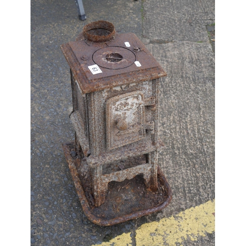 63 - OLD CAST STOVE