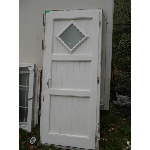 10 - COMPOSITE DOOR & WOODEN FRAME