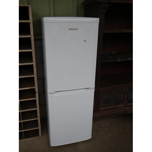 187 - FRIDGE FREEZER