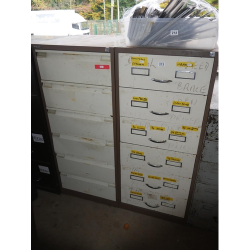 213 - 2 FILING CABINETS