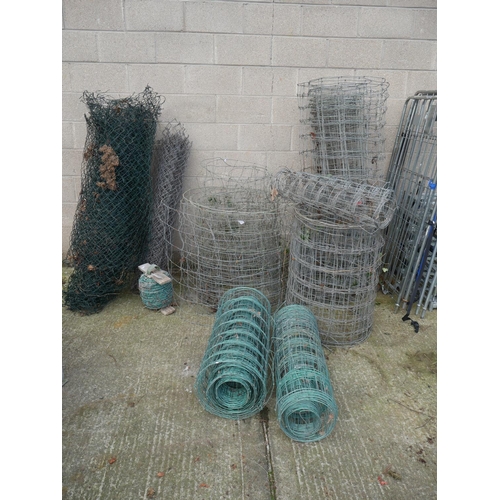 41 - LARGE LOT OF PART ROLLS OF WIRE