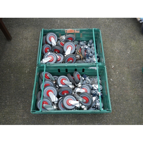 83 - 2 CRATES OF WHEELS