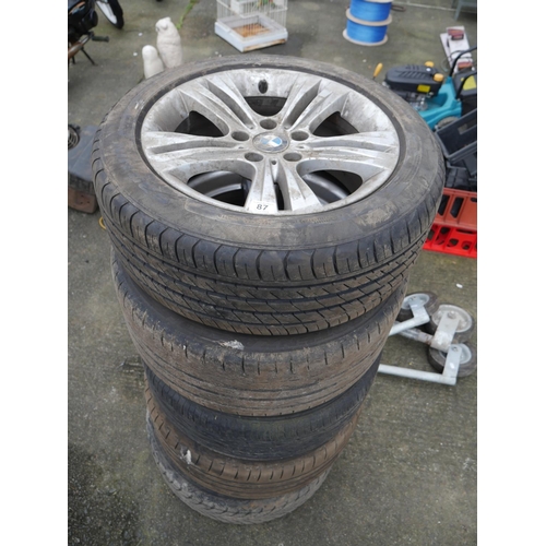 87 - 5 ALLOY WHEELS