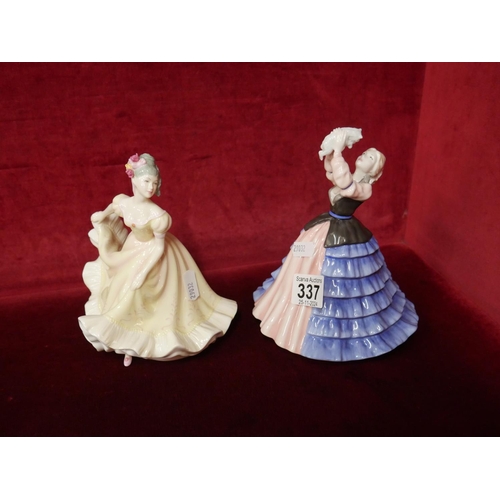 337 - 2 DOULTON FIGURINES