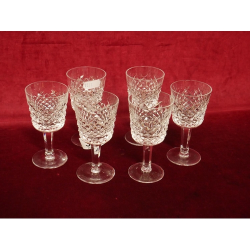 341 - 6 WATERFORD PORT GLASSES