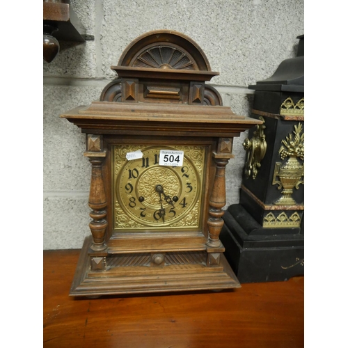 504 - BRACKET CLOCK