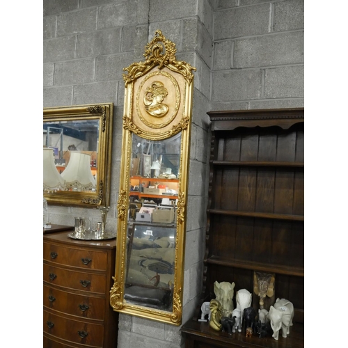 515 - GILT FRAMED MIRROR