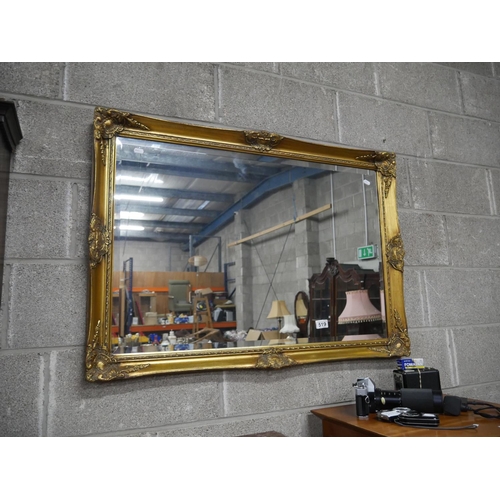 519 - GILT MIRROR