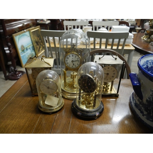 568 - 5 ANNIVERSARY CLOCKS