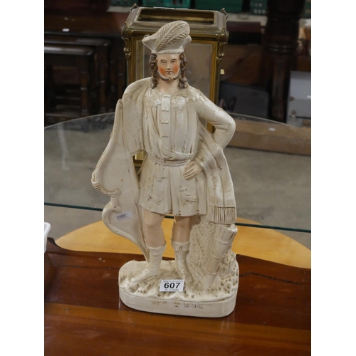 607 - STAFFORDSHIRE WILLIAM TELL FIGURE