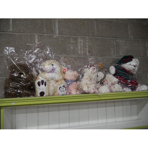 775 - 4 CHRISTMAS TEDDY BEARS