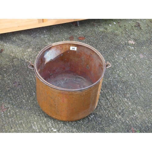 96 - LARGE COPPER POT