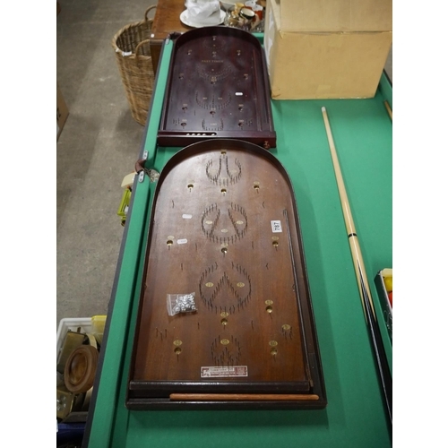 787 - 2 BAGATELLE TABLES