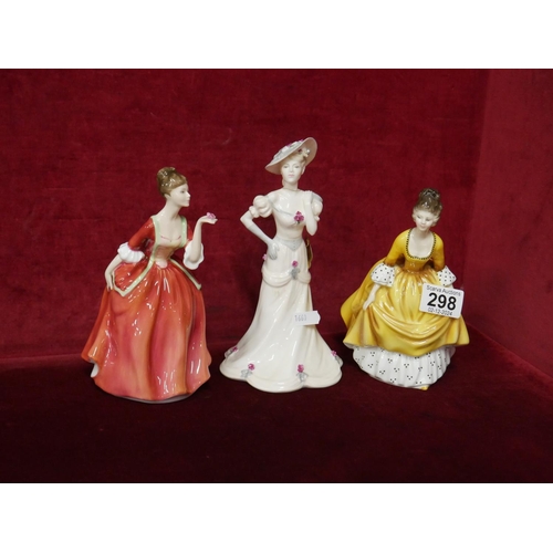 298 - 3 DOULTON FIGURES