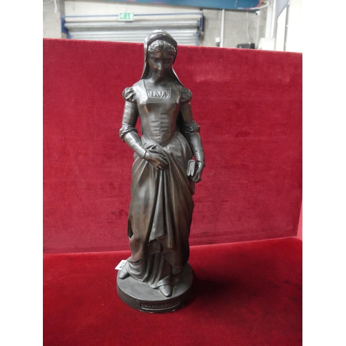 314 - LARGE BRONZE FIGURINE