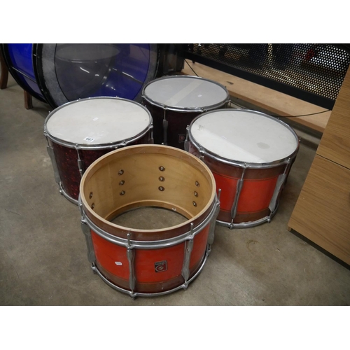 687 - 4 PREMIER TENOR DRUMS