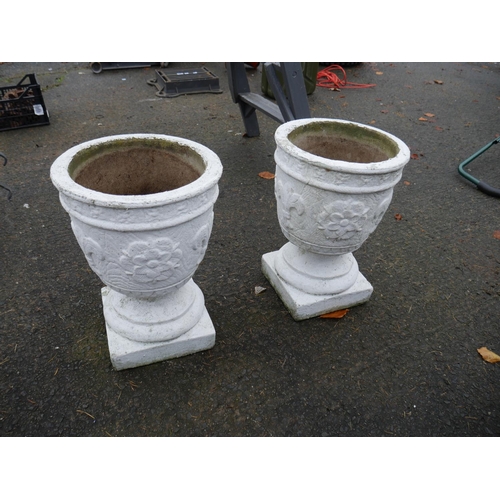 78 - 2 CONCRETE PLANTERS