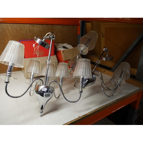 839 - 2 CEILING LIGHTS