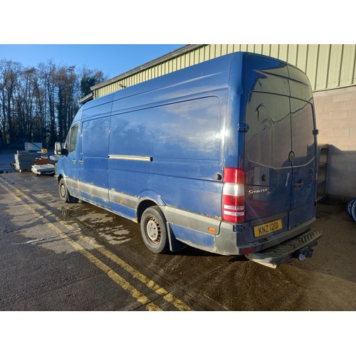 9 - MERCEDES SPRINTER PANEL VAN - LWB - HIGH ROOF - NO MOT - STARTING & DRIVING