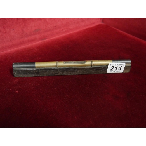 214 - VINTAGE MATHISON SPIRIT LEVEL