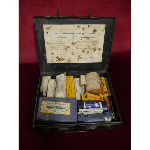 215 - OLD MILITARY FIRST AID KIT