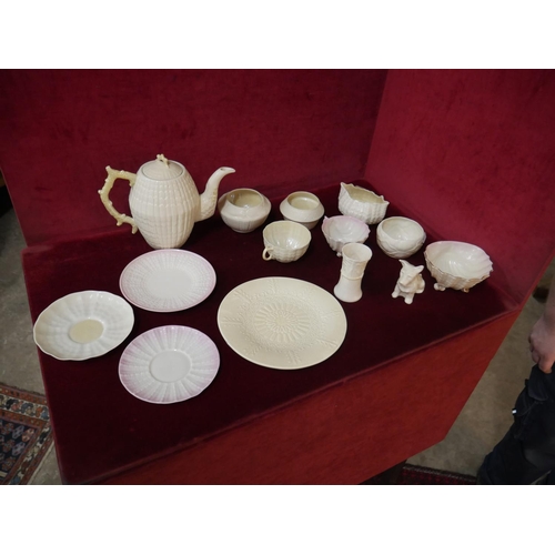 263 - COLLECTION OF BELLEEK POTTERY