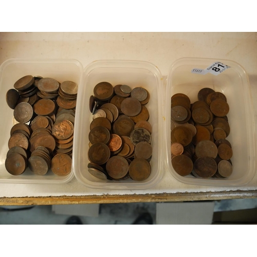 812 - 3 BOXES OF COINS