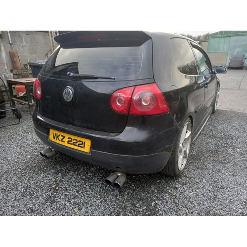 181 - 2007 VW GOLF SPORT TDI 1896cc DIESEL - NO MOT