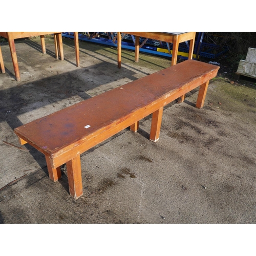 1 - WOODEN BENCH