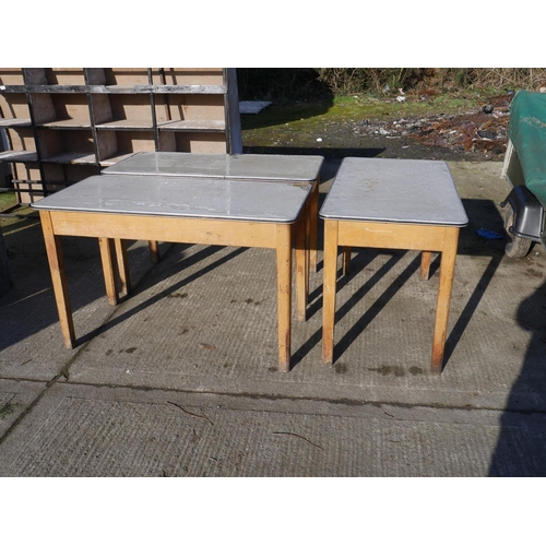 1 - 3 FORMICA TOP TABLES