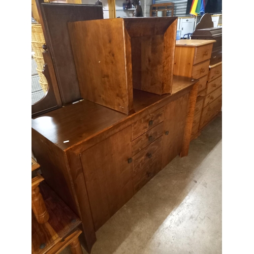 853 - SIDEBOARD & MATCHING OCCASIONAL TABLE