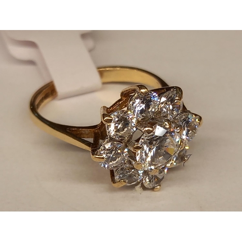 311 - 9CT DRESS RING SIZE K.1/2