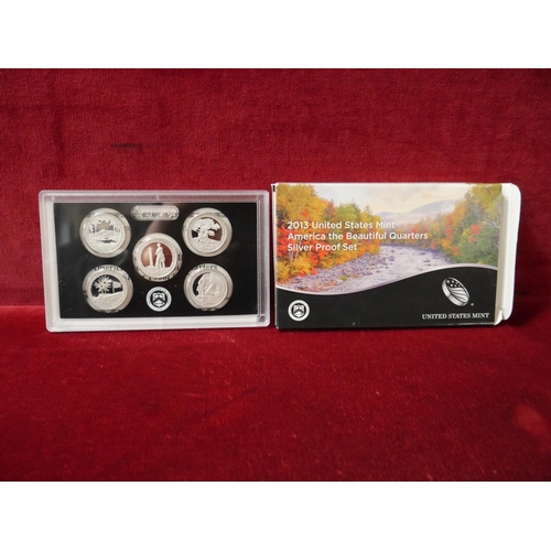 330 - 2013 SILVER PROOF QUARTER SET
