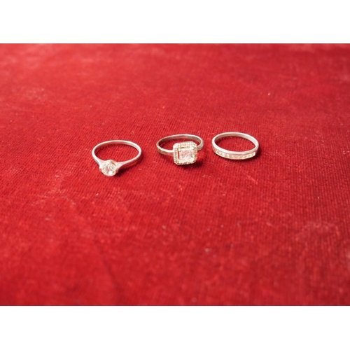 349 - 3 SILVER RINGS