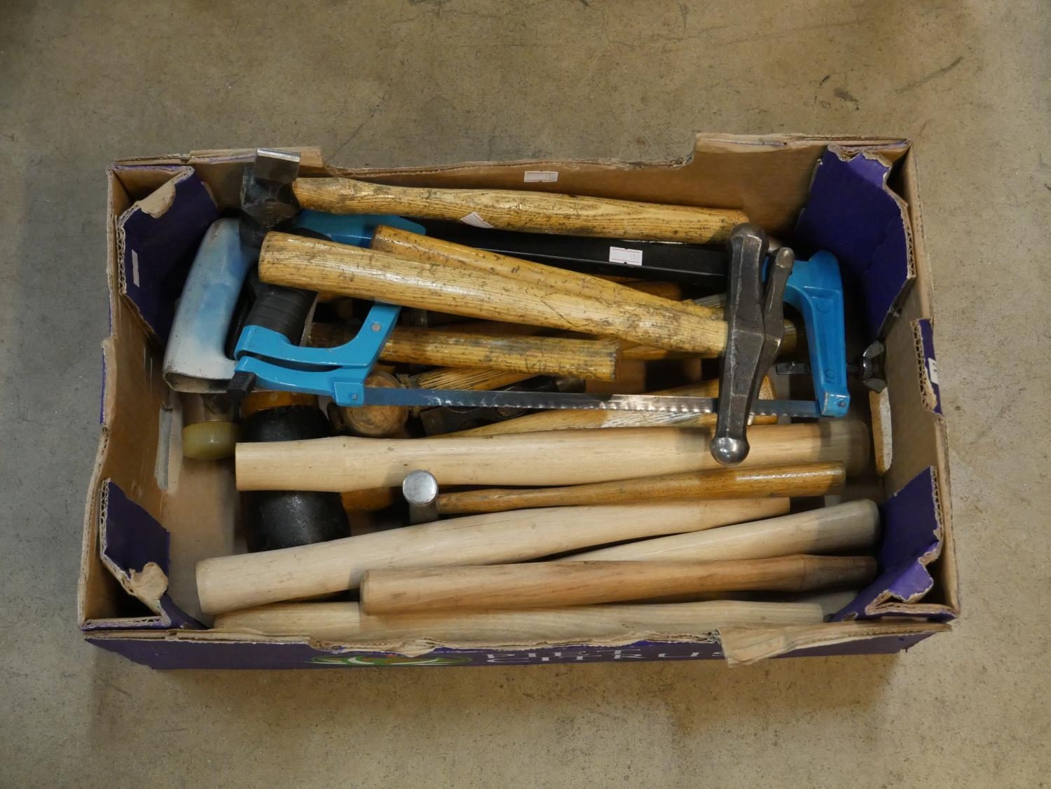 BOX OF HAMMERS