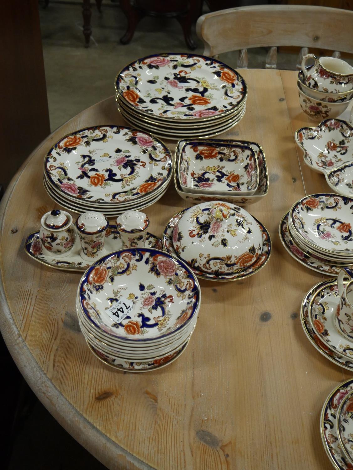 LOT OF MASONS DINNERWARE