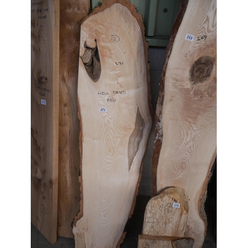 271 - PIECE OF DRIED ASH