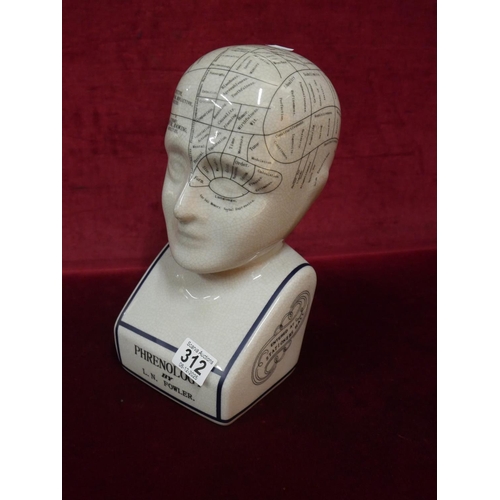 312 - PHRENOLOGY HEAD