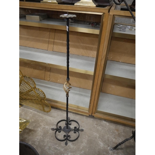 438 - WROUGHT IRON CANDLE STAND