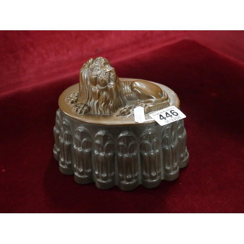 446 - ANTIQUE JELLY MOULD